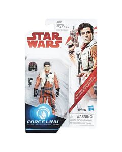 Star Wars The Last Jedi 3.75" Carded Poe Dameron (Resistance Pilot)