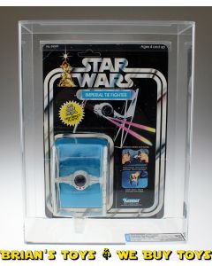 Vintage Kenner Star Wars Carded 21-Back Diecast Series Imperial TIE Fighter DCA 80 NM (C75 B80 V85) #37672688