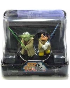 Star Tours Boxed Jedi Mickey & Yoda (green saber) C-8/9