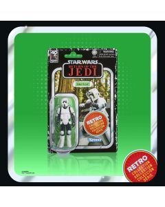 Star Wars ROTJ 40th Retro Collection 3-3/4" Carded Biker Scout