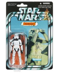 Star Wars The Vintage Collection Carded 3.75" Sandtrooper (White Patch) Action Figure
