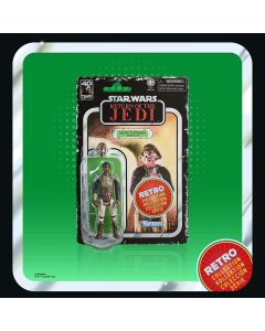 Star Wars ROTJ 40th Retro Collection 3-3/4" Carded Lando Calrissian (Skiff Guard)