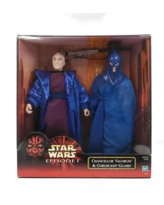 Star Wars Episode I Exclusive Boxed 12" Chancellor Valorum & Coruscant Guard Action Figure Set