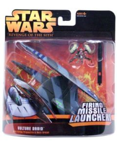 Revenge of the Sith Deluxe Carded Vulture Droid (Firing Missile Launcher)