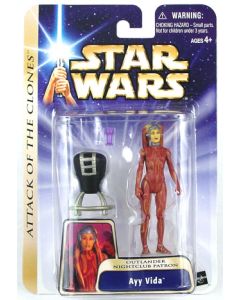 Star Wars Saga Attack of the Clones Carded Ayy Vida Action Figure