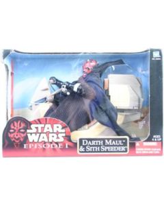 Star Wars Episode I 12" Exclusive Boxed Darth Maul & Sith Speeder
