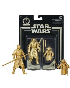 Star Wars Disney Commemorative Edition 2-Pack Gold Darth Maul & Yoda 3 3/4-Inch Action Figure
