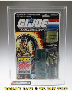 1988 Hasbro GI Joe Series 6 / 34 Back Tunnel Rat Super Trooper Offer Action Figure AFA 70 EX+ (C75 B70 F85) #12052395
