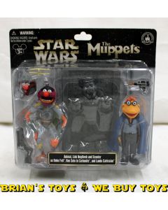 Star Wars The Muppets Animal Link Hogthrob And Scooter As Boba Fett Han Carbonite And Lando Calrissian