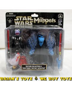 Star Wars The Muppets Uncle Deadly Gonzo And Chicken As Emperor Darth Vader & Royal Guard