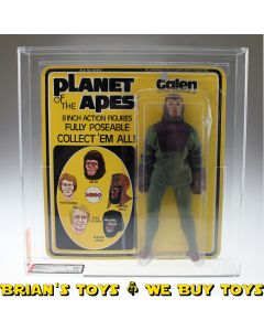 1975 MEGO Planet of the Apes Series 2 / 1st Issue Card Galen Type 1 Body Action Figure AFA 70+ EX+ (C70 B75 F85) #19176008
