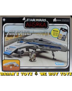 Star Wars The Vintage Collection Boxed 3-3/4" New Republic E-Wing & KE4-N4