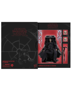Star Wars The Black Series Boxed 6" Emperor Palpatine and Throne