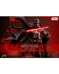 Sideshow Star Wars Hot Toys 12" Boxed Darth Vader (Battle Damaged Deluxe Version) DX-45