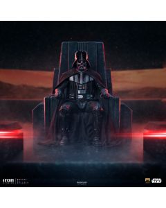 Sideshow 1:10 Iron Studios Darth Vader on Throne Deluxe Statue