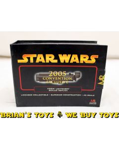Star Wars Master Replicas Scaled Saber Yoda (ROTS) (2005 Convention Exclusive)