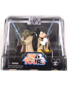 Star Tours Boxed Jedi Mickey & Yoda (blue saber) 