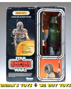 Vintage Kenner Star Wars Boxed 12" ESB Boba Fett Action Figure Mint in C4 Box