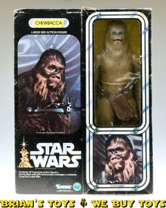 Vintage Kenner Star Wars Boxed 12" Chewbacca Action Figure C7 with C4 Box