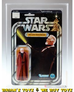 Vintage Kenner Star Wars Carded 12 Back-C Ben (Obi-Wan) Kenobi White Hair Action Figure AFA 50 VG (C75 B50 F80) #18293132