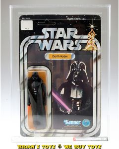 Vintage Kenner Star Wars Carded 12 Back-A Darth Vader Action Figure AFA 80 NM (C80 B80 F80) #12093401