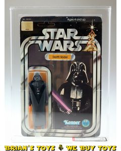Vintage Kenner Star Wars Carded 12 Back-B Darth Vader Action Figure AFA 75 EX+/NM (C75 B80 F75) #19927718