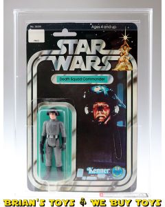 Vintage Kenner Star Wars Carded 12 Back-B Death Squad Commander Action Figure AFA 75 EX+/NM (C75 B80 F80) #11961144