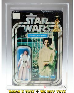 Vintage Kenner Star Wars Carded 12 Back-A Princess Leia Organa Action Figure AFA 50 VG (C75 B50 F70) #11207522
