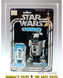 Vintage Kenner Star Wars Carded 12 Back-C R2-D2 Action Figure AFA 80 NM (C80 B80 F80) #12045034