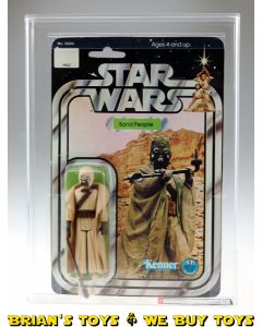 Vintage Kenner Star Wars Carded 12 Back-B Sand People Action Figure AFA 75+ EX+/NM (C75 B80 F80) #11546266