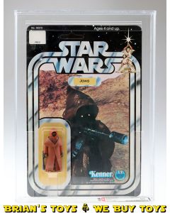 Vintage Kenner Star Wars Carded 12 Back-A Jawa Vinyl Cape Action Figure AFA 85 NM+ (C85 B85 F85) #19110146