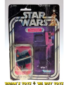 Vintage Kenner Star Wars Carded 3.75" 21 Back-C Power Droid Action Figure C1Y (cracked bubble)