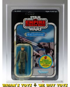 Vintage Kenner Star Wars Carded ESB 48 Back-C AT-AT Commander Action Figure AFA 75+ Y-EX+/NM (C75 B85 F80) #11168499