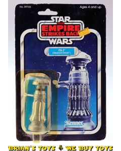 Vintage Kenner Star Wars Carded ESB FX-7 Action Figure C6Y (bubble dent)