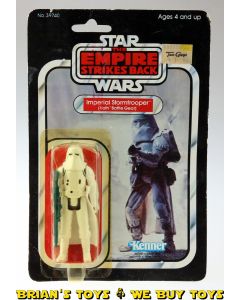 Vintage Kenner Star Wars Carded ESB Imperial Stormtrooper (Hoth) Action Figure C5Y (bubble dented)