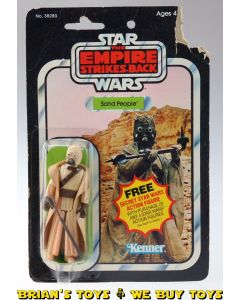 Vintage Kenner Star Wars Carded ESB Tusken Raider Action Figure C1 (see notes)