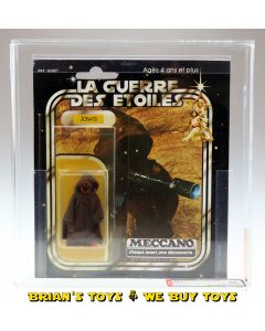 Vintage Meccano Star Wars Carded 20 Back Jawa Action Figure AFA 60 Y-EX (C60 B60 F80) #11304854