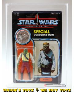 Vintage Kenner Star Wars Carded POTF 92 Back Barada Action Figure AFA 80+ Y-NM (C80 B85 F80)  #16903166