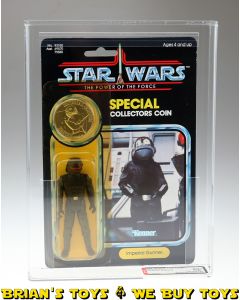 Vintage Kenner Star Wars Carded POTF 92 Back Imperial Gunner Action Figure AFA 80+ Y-NM (C80 B85 F80) #11064494