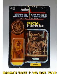 Vintage Kenner Star Wars Carded POTF Paploo Action Figure C4Y