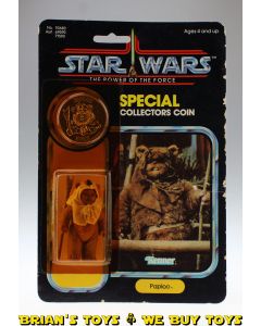 Vintage Kenner Star Wars Carded POTF Paploo Action Figure C5Y #2