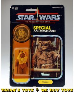 Vintage Kenner Star Wars Carded POTF Paploo Action Figure C6Y #4