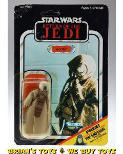 Vintage Kenner Star Wars ROTJ Carded 3.75" 4-LOM Action Figure C3Y