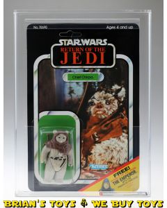 Vintage Kenner Star Wars Carded ROTJ 65 Back-C Chief Chirpa Action Figure AFA 80 NM (C80 B80 F80) #14990239