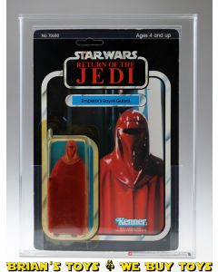 Vintage Kenner Star Wars Carded ROTJ 77 Back-A Emperor's Royal Guard Action Figure AFA 75+ Y-EX+/NM (C75 B85 F90) #11625627