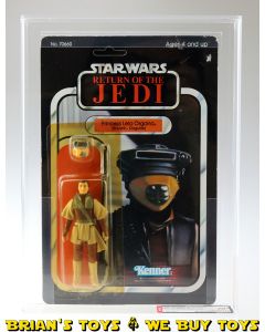 Vintage Kenner Star Wars Carded ROTJ 77 Back-A Leia (Boushh Disguise) Action Figure AFA 70+ EX+ (70 B80 F85) #11027081
