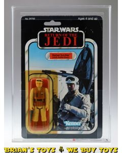 Vintage Kenner Star Wars Carded ROTJ 77 Back-A Rebel Soldier (Hoth Gear) Molded Boots Action Figure AFA 75 Y-EX+/NM (C75 B85 F85) #11624937