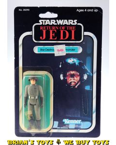 Vintage Kenner Star Wars Carded ROTJ  Star Destroyer Commander Action Figure C5Y