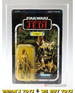 Vintage Kenner Star Wars Carded ROTJ 77 Back-A Teebo Action Figure AFA 80+ Y-NM (80 B80 F85) #11833634