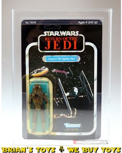 Vintage Kenner Star Wars Carded ROTJ 77 Back-A TIE Fighter Pilot Action Figure AFA 80 Y-NM (C75 B80 F85) #11000292